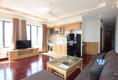Bright one bedroom apartment for rent on To Ngoc Van, Tay Ho